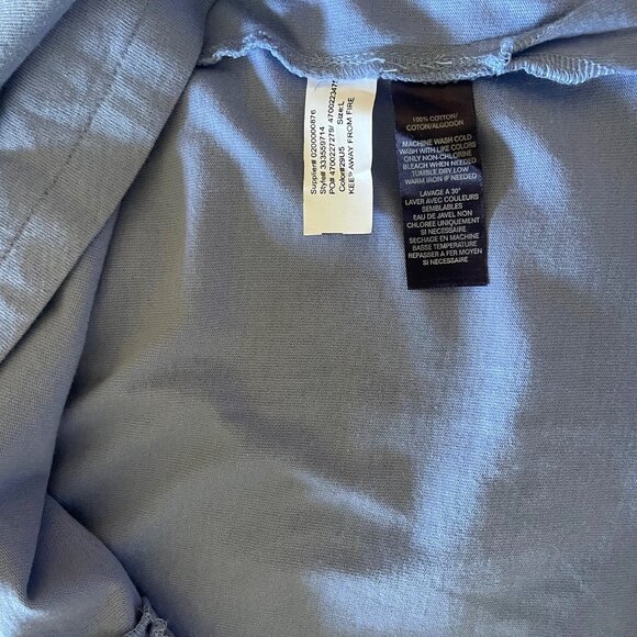 Chaps Boys Long Sleeve Two-Tone Polo Shirt 100% Cotton Stand-Up Collar L (14/16) - Picture 6 of 6